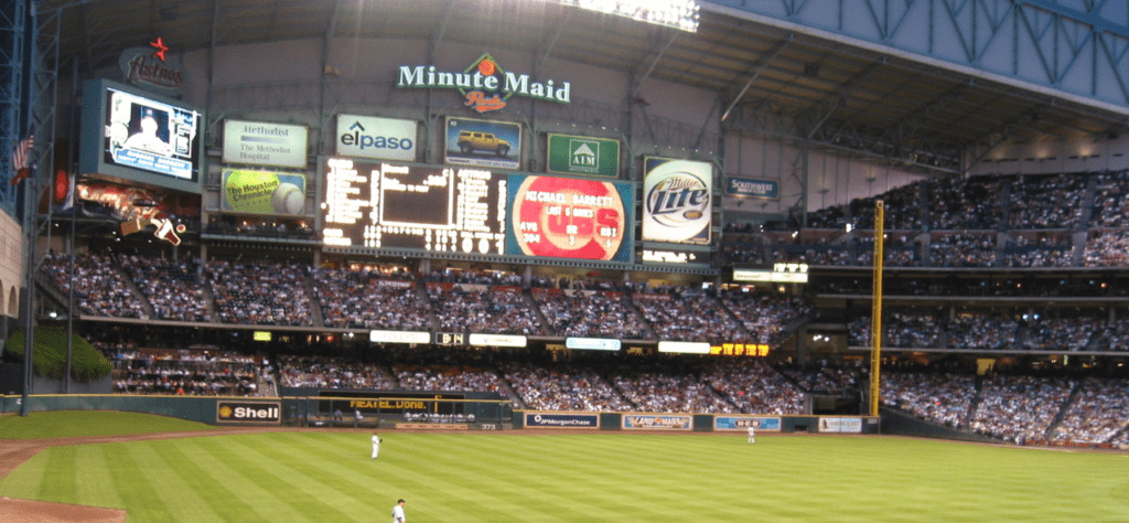 Houston Astros Stadium for a YRFI