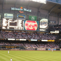 Houston Astros Stadium for a YRFI