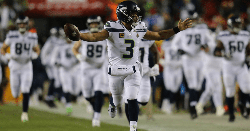 Russell Wilson of the Seattle Seahawks