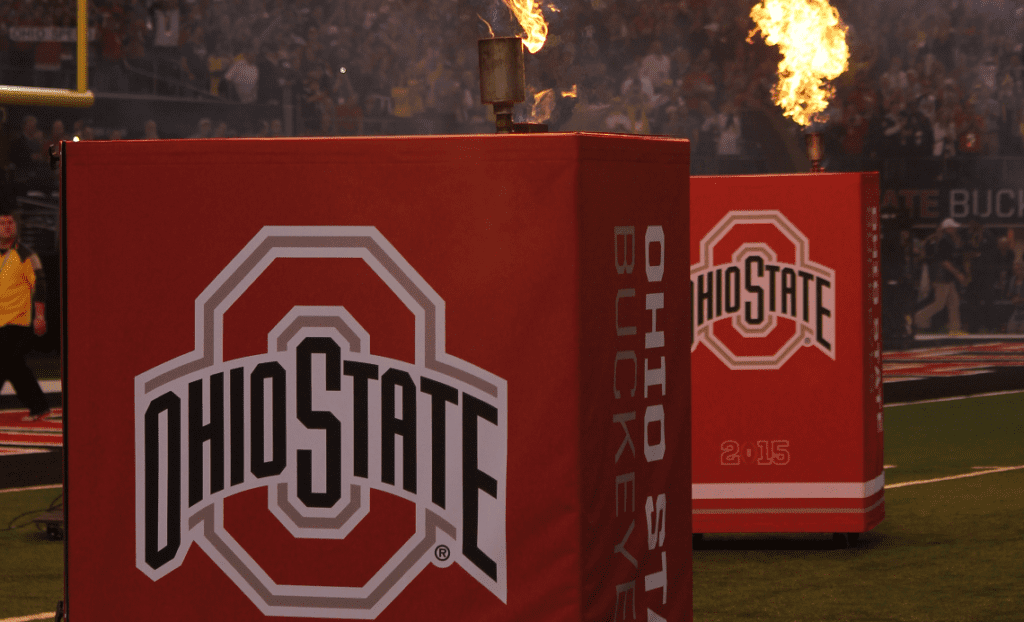 Ohio State Football enters field