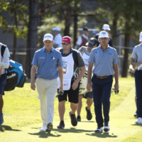 Adam Long and Cameron Tringale Walking