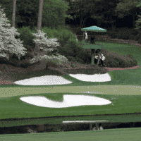The 12th Green at Augusta