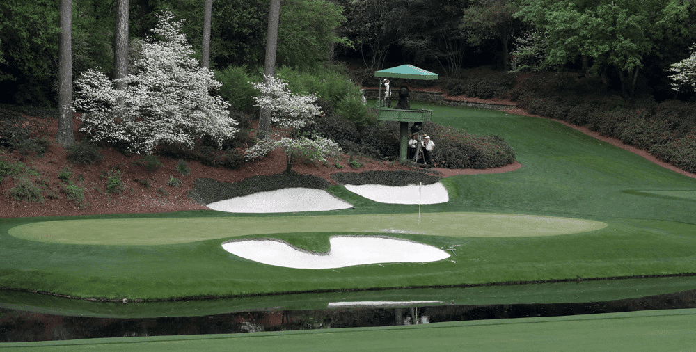 The 12th Green at Augusta