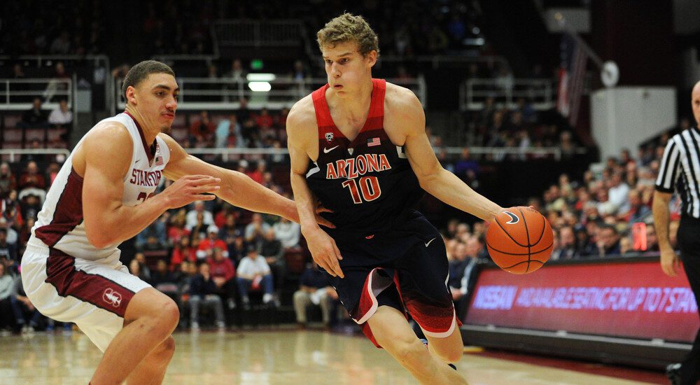 Stanford vs Arizona Basketball Players