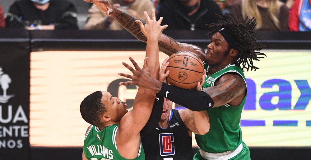 Boston Celtics Playing Defense