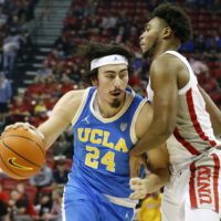 UCLA Player Dribbling