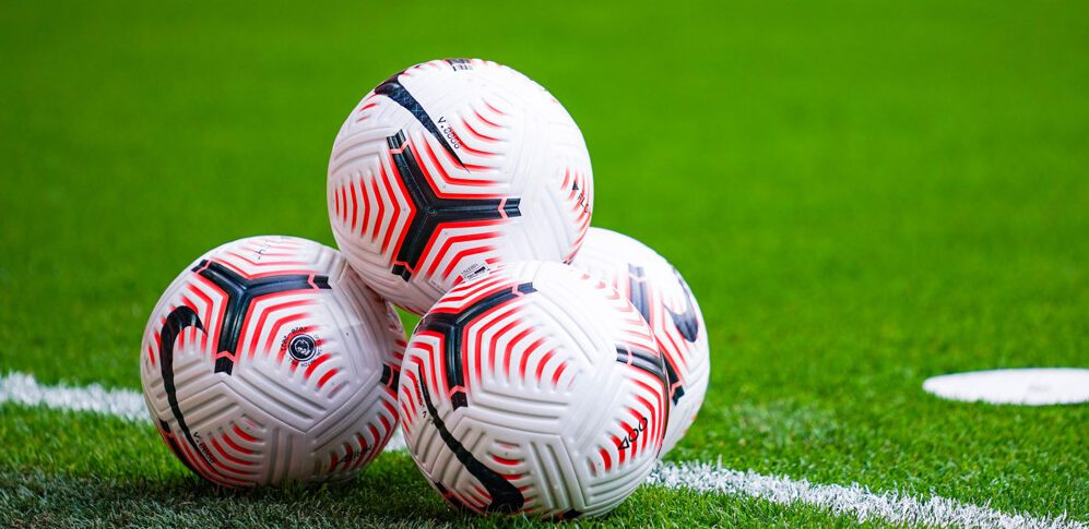 Premier League soccer balls