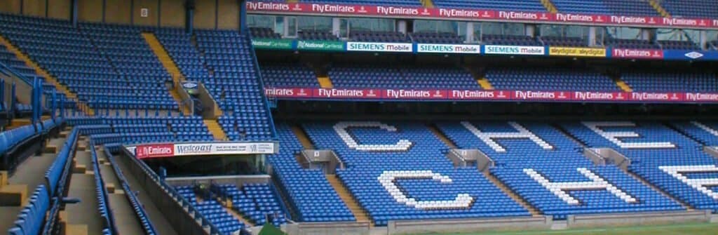 Chelsea home stadium for Premier League matches