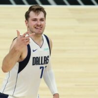 Dallas Mavericks Luka Doncic attempts to hit NBA Player Props