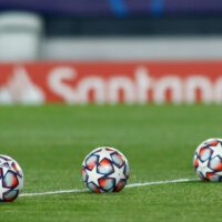 Soccer Balls on a Field