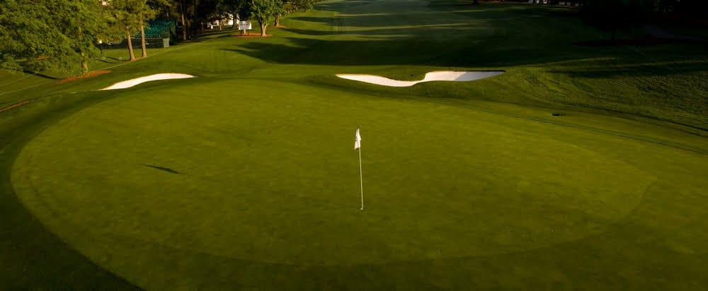 Green of PGA golf course