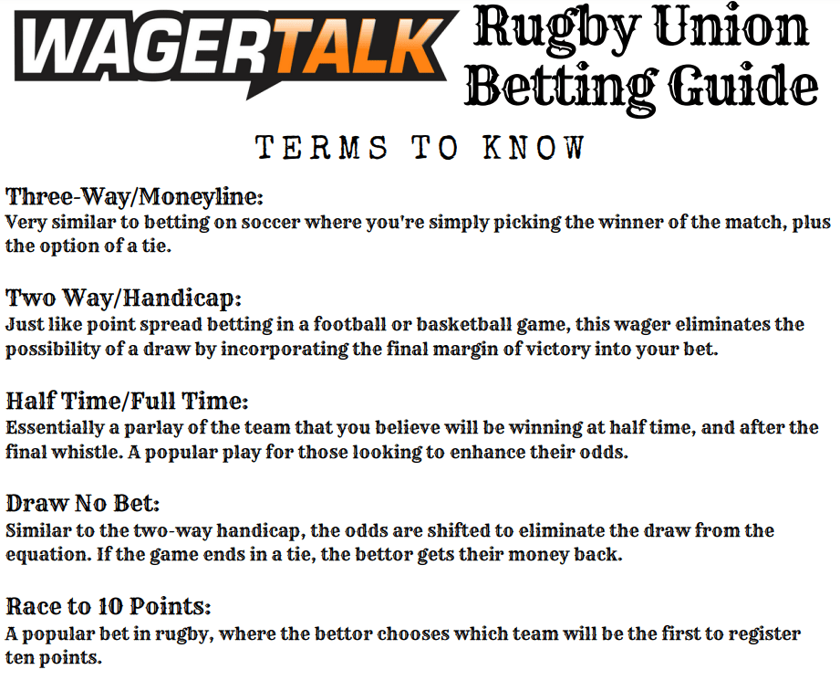 Rugby Betting Guide