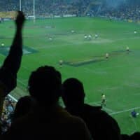 Rugby Fans in the Stands