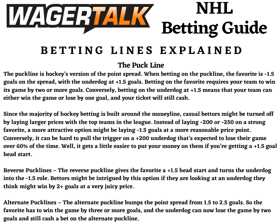 NHL Betting Guide