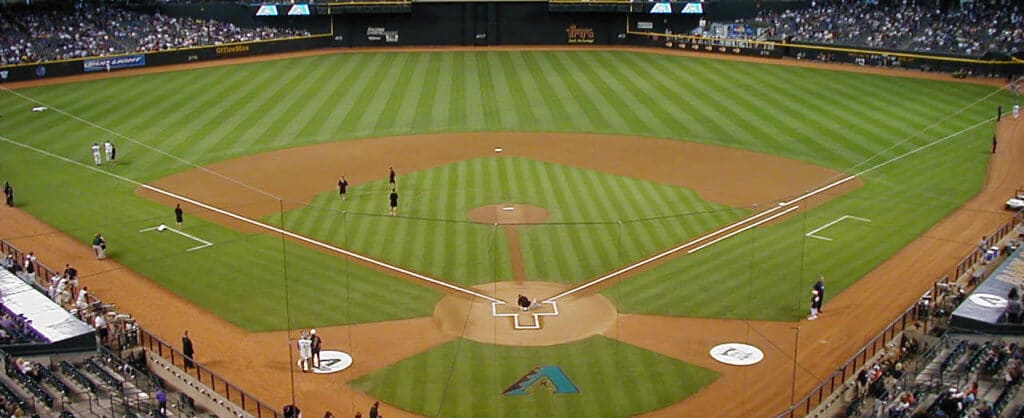 Chase Field in Arizona for a YRFI