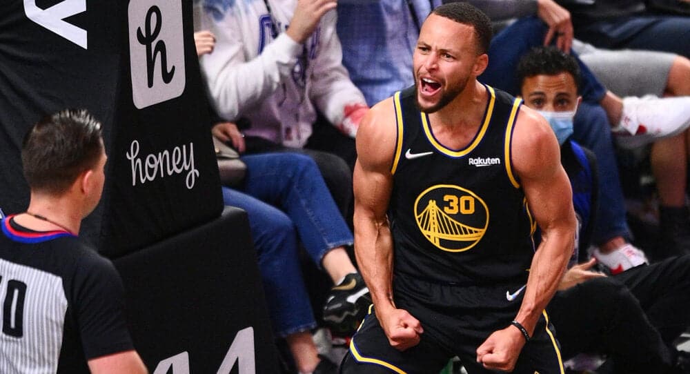 Steph Curry attempts to hit NBA Player Props number
