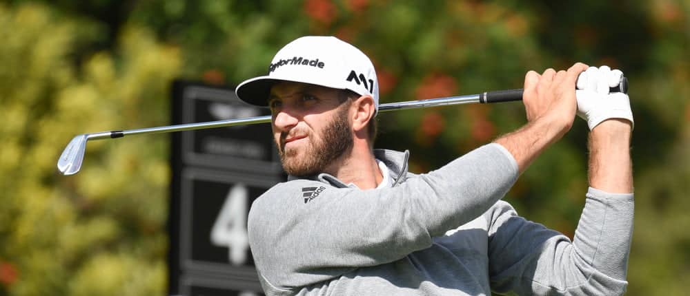 Dustin Johnson at the Genesis Open