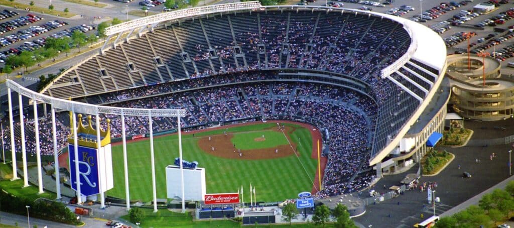 Kauffman Stadium in Kansas City