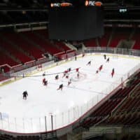 Carolina Hurricanes Practicing