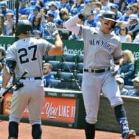 Aaron Judge preps to hit home run prop bets today