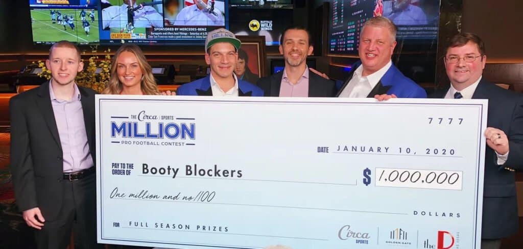 Circa Million Check Presentation