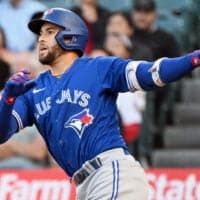 George Springer of Blue Jays attempts to hit home run prop bets
