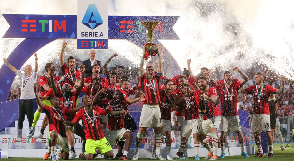 AC Milan Celebrates Serie A Title