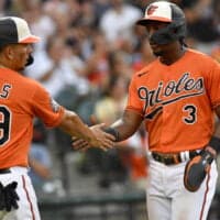 Orioles Players Handshake