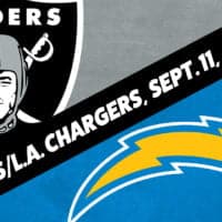 LA Chargers vs Las Vegas Raiders Logo