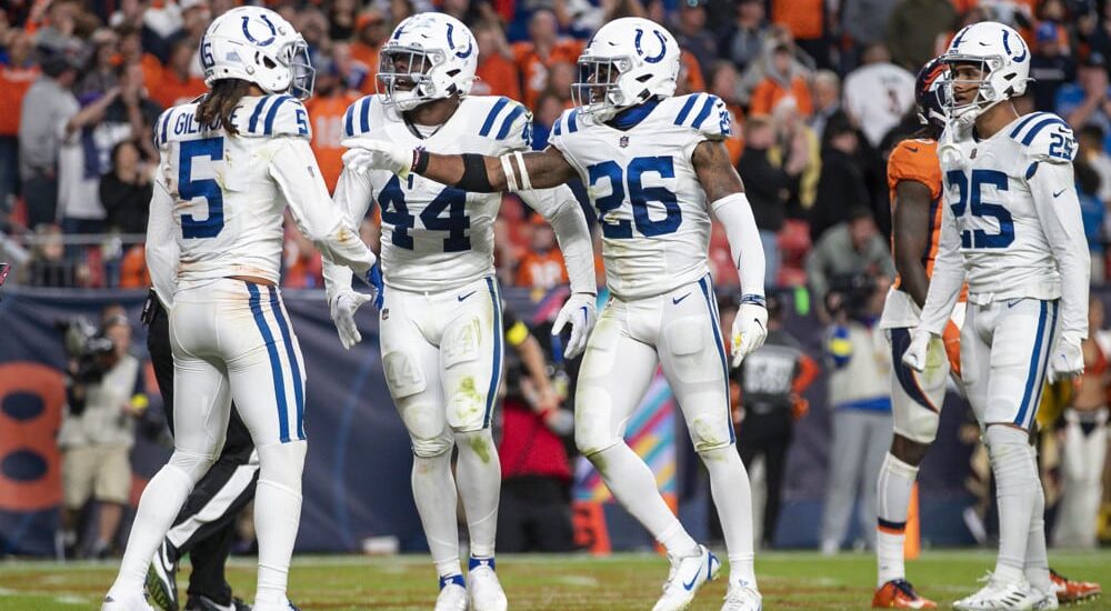 Indianapolis Colts Players Celebrate
