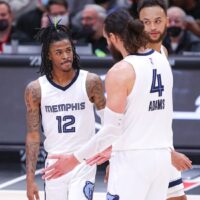 Grizzlies Players Talk After Play