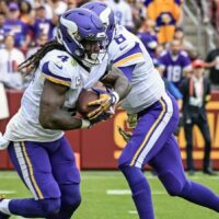Dalvin Cook of Vikings Receives Hand Off
