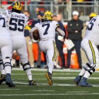 Michigan Running Back Finds Hole