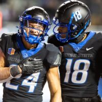 Boise State Football Players Talk After Play