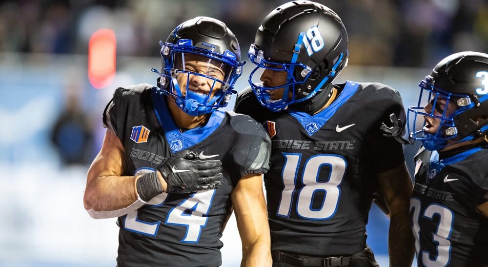 Boise State Football Players Talk After Play