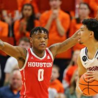 Houston Cougars Player Plays Defense