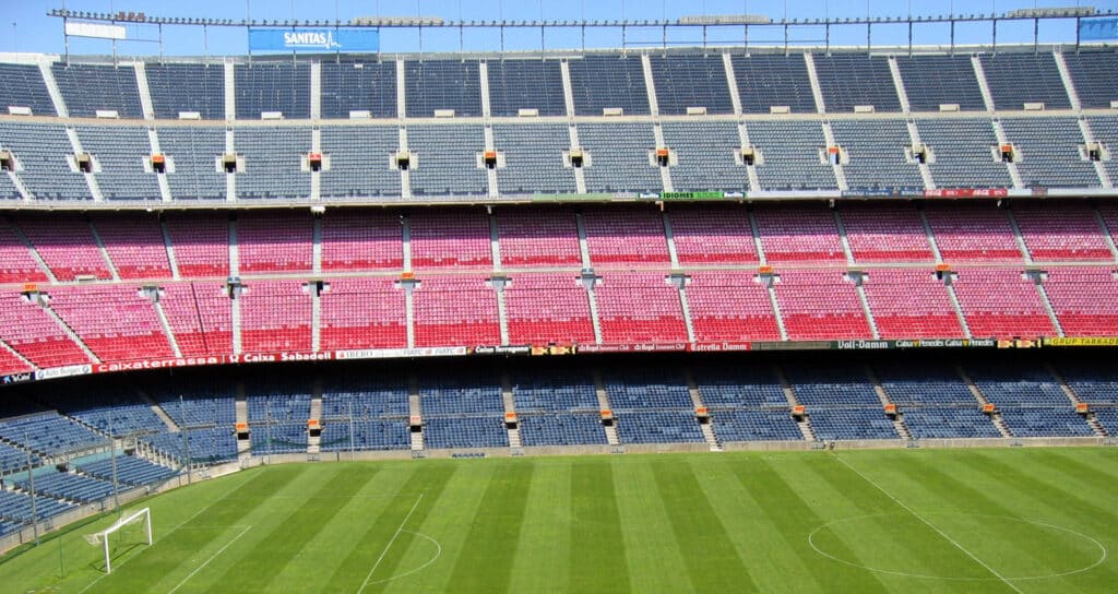 Camp Nou Soccer Stadium in Barcelona