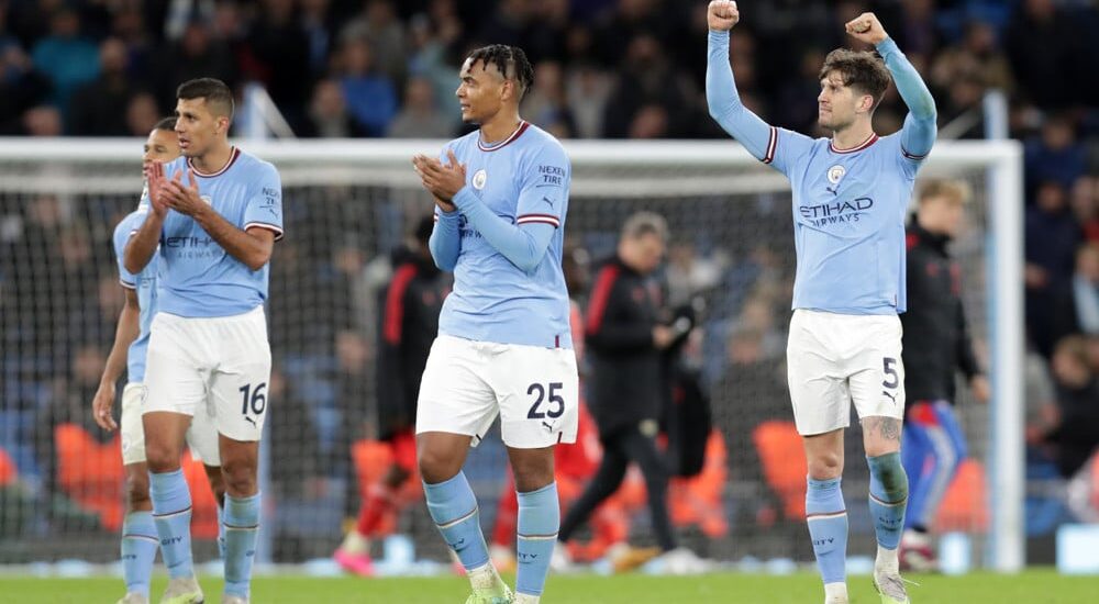 Manchester City preps for Premier League match