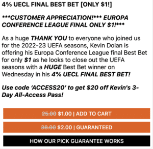 Europa League Final best bet