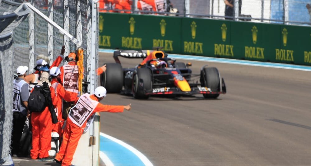 Max Verstappen races Formula 1 Miami Grand Prix