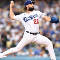 Tony Gonsolin of Dodgers pitches baseball