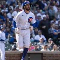 Dansby Swanson of Cubs hits home run for a NRFI