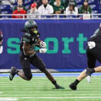 Ohio running back Sieh Bangura runs in MAC Championship Game