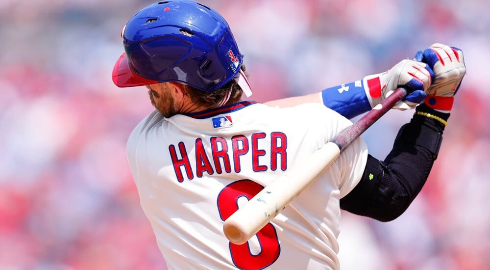 Bryce Harper of Phillies passes home run prop bets