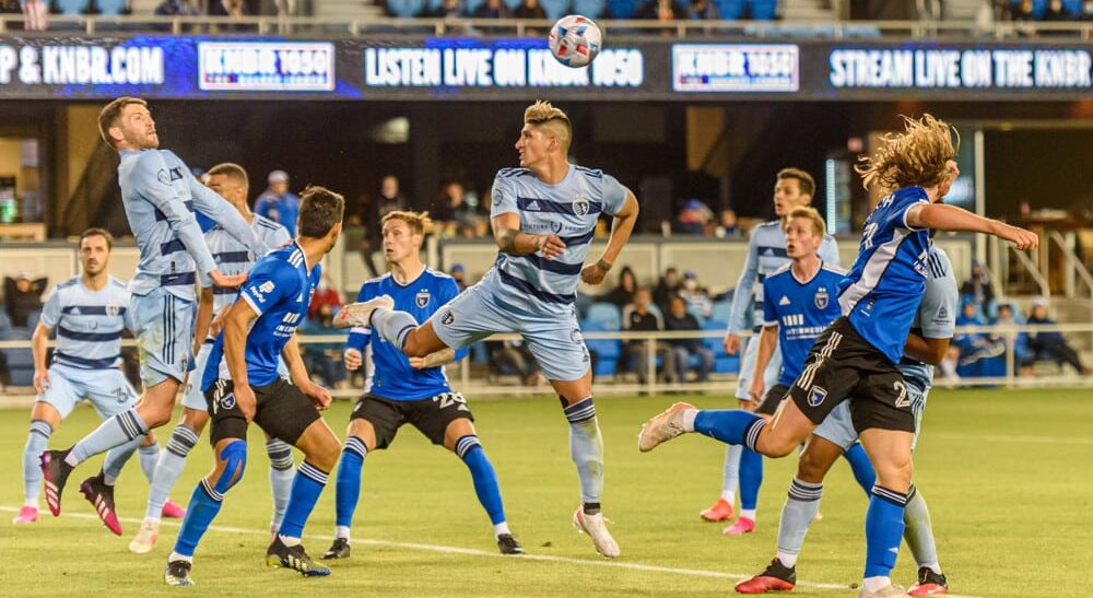 San Jose Earthquakes play in MLS game