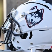 UConn football helmet