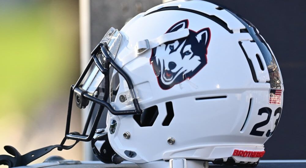 UConn football helmet