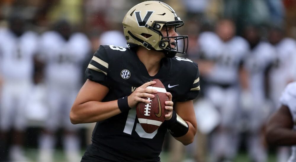 Vanderbilt Football quarterback AJ Swann