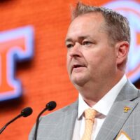 Tennessee Football coach Josh Heupel at SEC Media Day