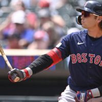 Triston Casas of Red Sox prepares to hit a home run